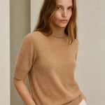Celine Cashmere Turtleneck Tee — Camel, banana_republic product shot