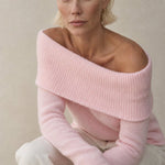 Clara Gracieuse Knit Top — Pink, banana_republic product shot