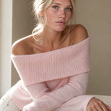 Clara Gracieuse Knit Top — Pink, banana_republic product shot