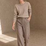 Colette Wool Herringbone Pants, banana_republic product shot
