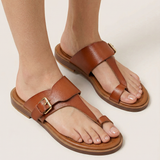 Valencia Leather Buckle Sandal