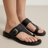 Valencia Leather Buckle Sandal