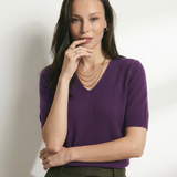 Elysian V-Neck Knit Top