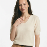 Elysian V-Neck Knit Top