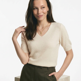Elysian V-Neck Knit Top