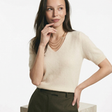 Elysian V-Neck Knit Top