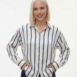 Delaney Satin Stripe Shirt