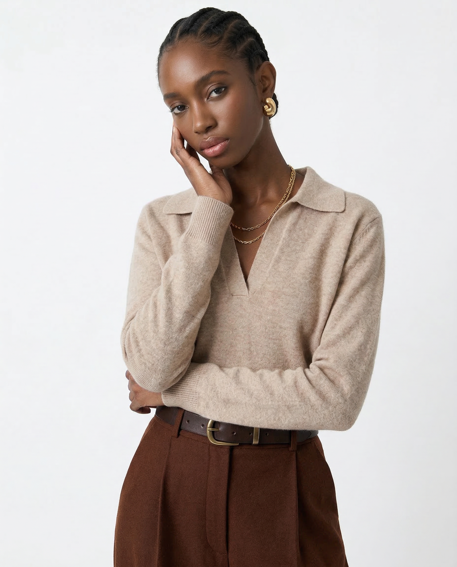 Roma Cotton Knit Polo