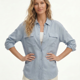 Oversized Linen Blouse