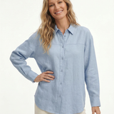 Oversized Linen Blouse