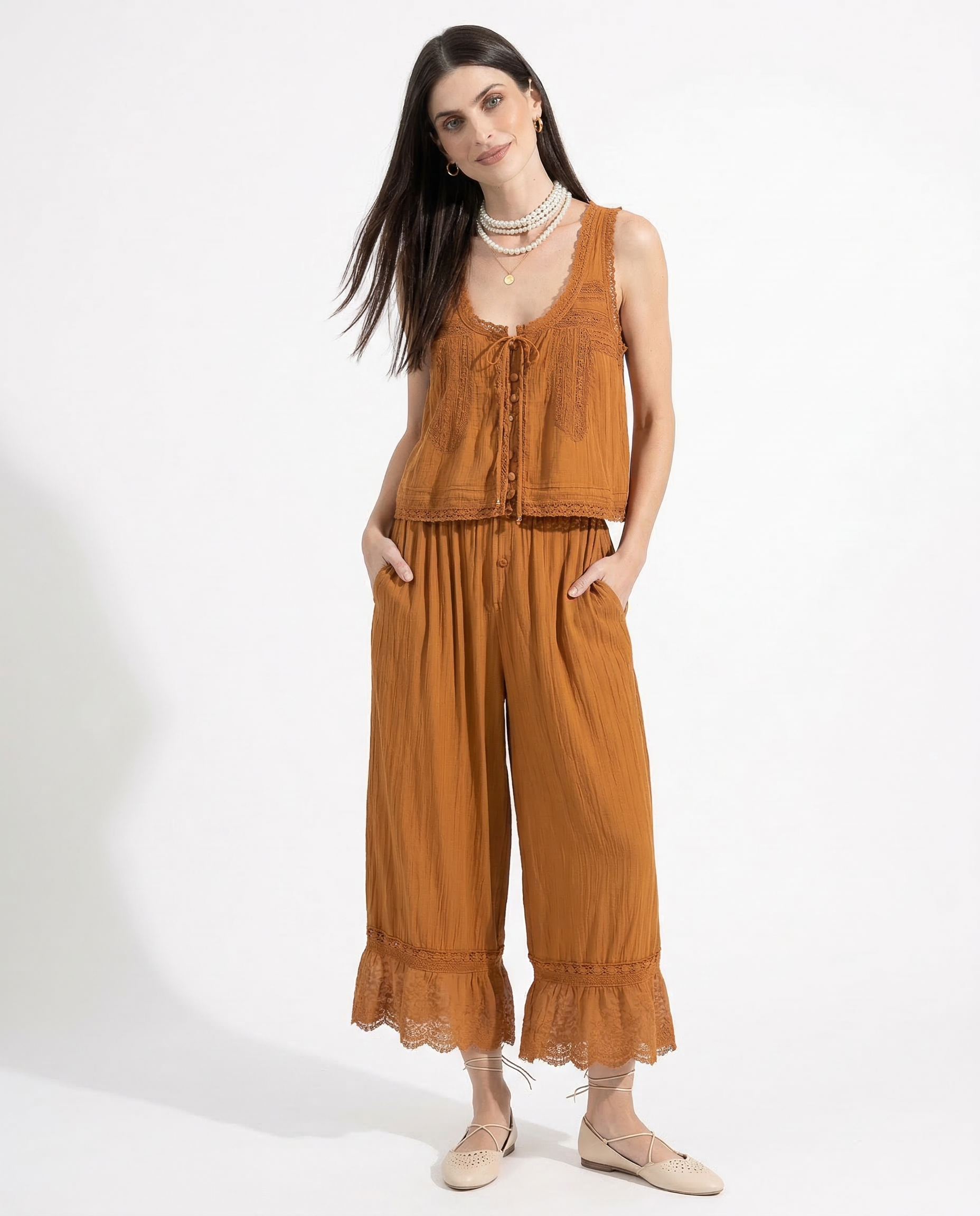 Alouette Lace Two-Piece Set