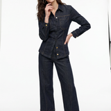 Marenza Button Denim Set