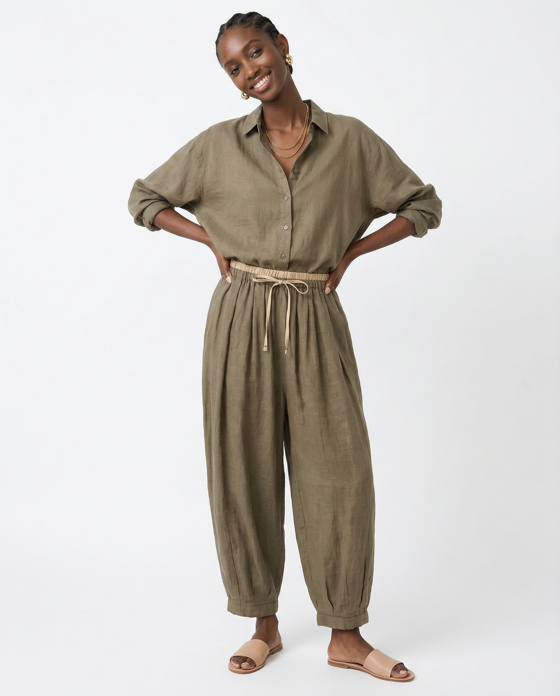 Éline Linen Trousers