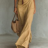 Selene Lapel Maxi Dress