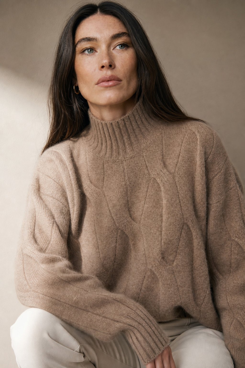 Diana 100% Cashmere Sweater — Camel, banana_republic product shot