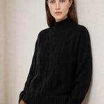 Diana 100% Cashmere Sweater — Black, banana_republic product shot