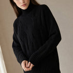Diana 100% Cashmere Sweater — Black, banana_republic product shot