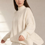 Diana 100% Cashmere Sweater — White, banana_republic product shot