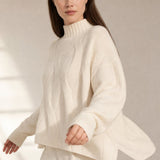 Diana 100% Cashmere Sweater — White, banana_republic product shot