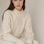 Diana 100% Cashmere Sweater — White, banana_republic product shot