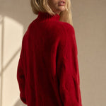 Diana 100% Cashmere Sweater — Red, banana_republic product shot