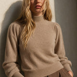Diana Merino Pullover — Camel, studio product shot