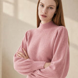 Diana Merino Pullover — Pink, studio product shot