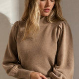 Diana Merino Pullover — Camel, studio product shot