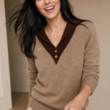 Elizabeth Avenue Merino Wool Sweater — Camel, banana_republic product shot