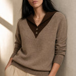 Elizabeth Avenue Merino Wool Sweater — Camel, banana_republic product shot