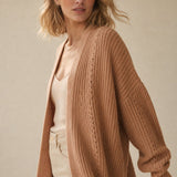 Elowen Soft Knit Cardi — Camel, banana_republic product shot