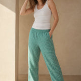 Evangeline Lynn Lounge Pants — Green, banana_republic product shot