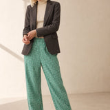 Evangeline Lynn Lounge Pants — Green, banana_republic product shot