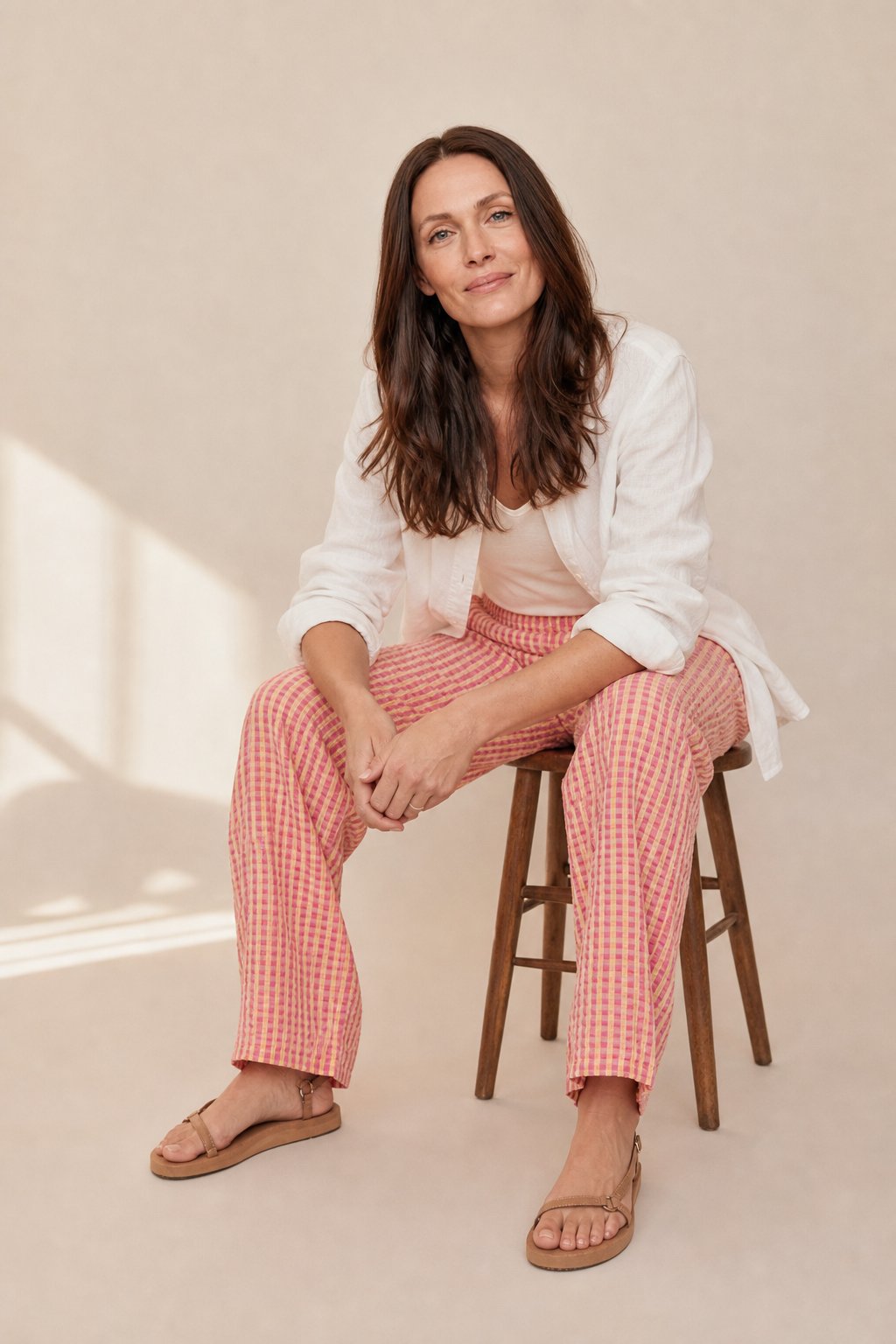 Evangeline Lynn Lounge Pants — Red, banana_republic product shot