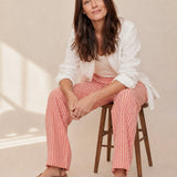 Evangeline Lynn Lounge Pants — Red, banana_republic product shot