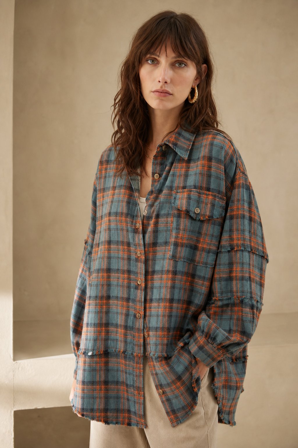 Evergreen Valley Plaid Flannel — Pine, banana_republic product shot