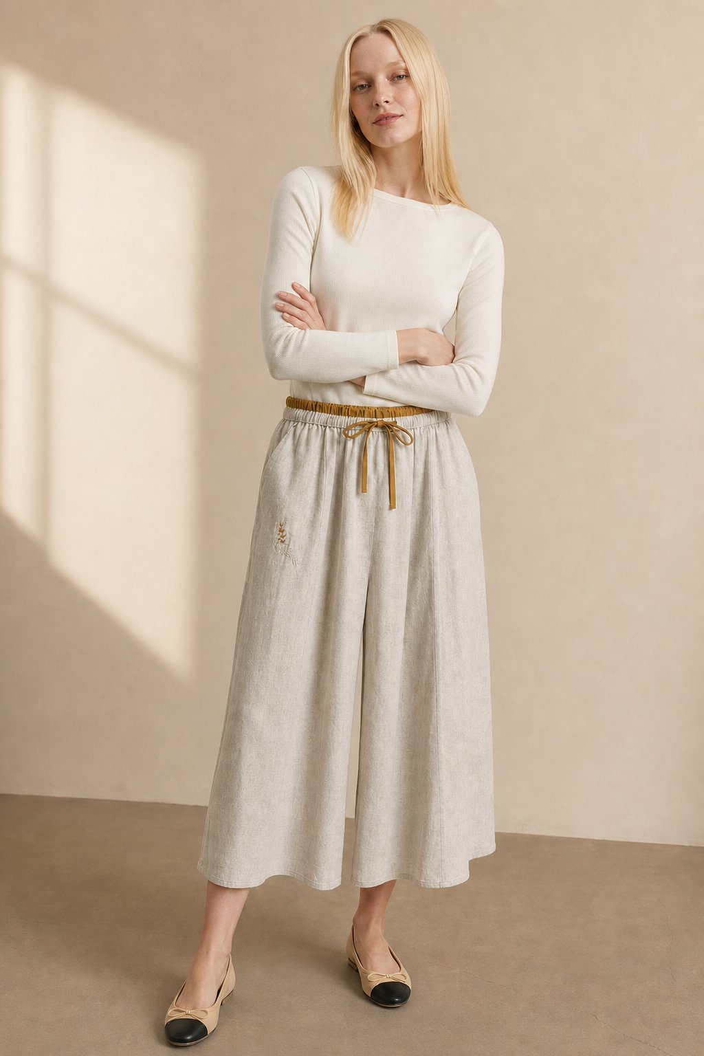 Everly 100% Linen Skirt — White, banana_republic product shot