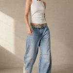 Everly Barrel-Leg Denims, banana_republic product shot