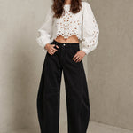 Everly Barrel-Leg Denims, banana_republic product shot