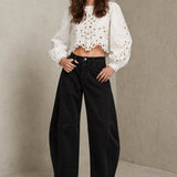 Everly Barrel-Leg Denims, banana_republic product shot