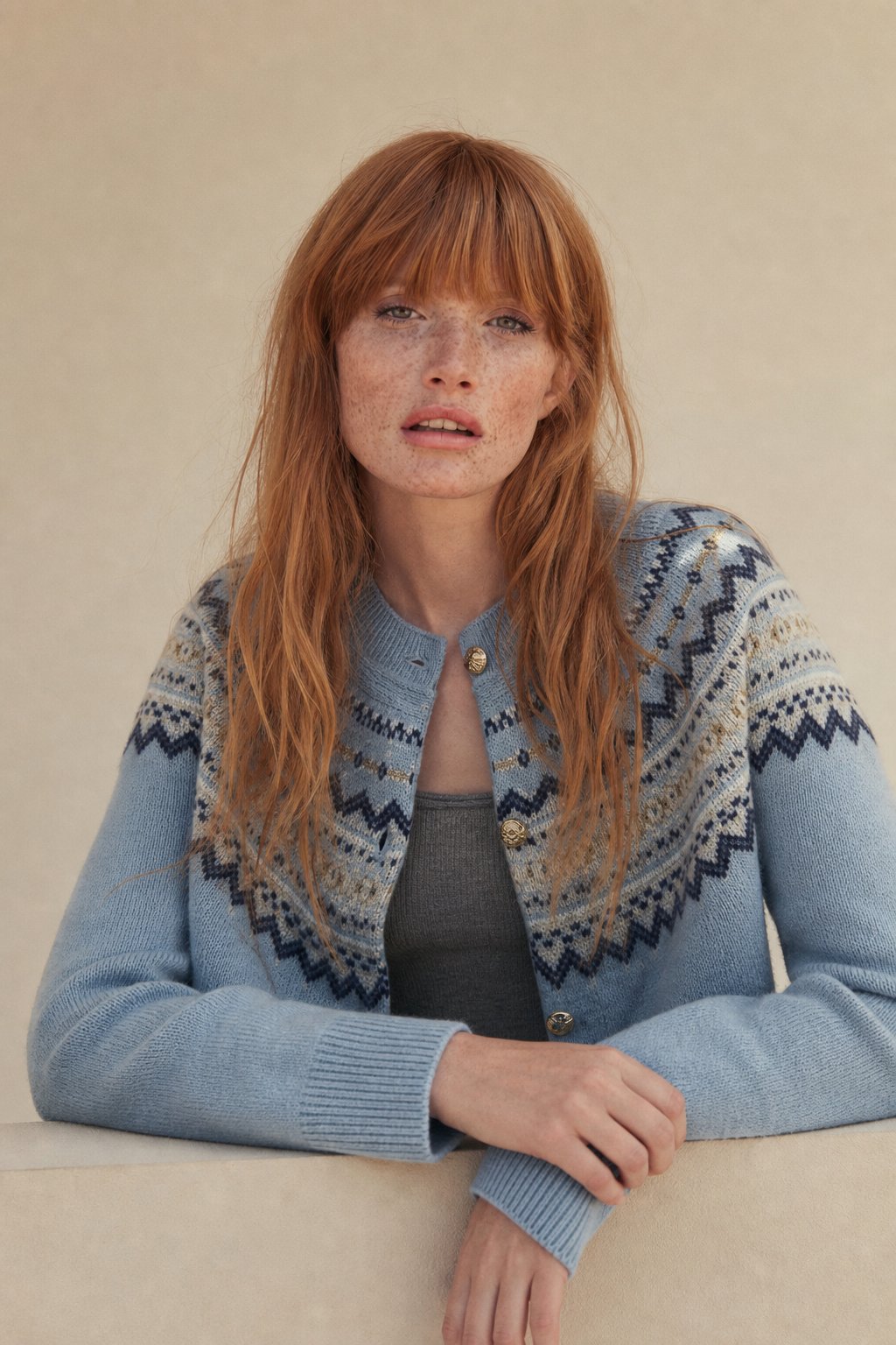 Faircrest Cashmere Cardigan — Sky, banana_republic product shot