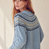 Faircrest Cashmere Cardigan — Sky, banana_republic product shot