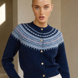 Faircrest Cashmere Cardigan — Navy, banana_republic product shot