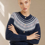 Faircrest Cashmere Cardigan — Navy, banana_republic product shot