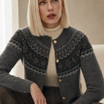 Faircrest Cashmere Cardigan — Dark gray, banana_republic product shot