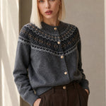 Faircrest Cashmere Cardigan — Dark gray, banana_republic product shot
