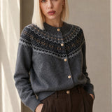 Faircrest Cashmere Cardigan — Dark gray, banana_republic product shot
