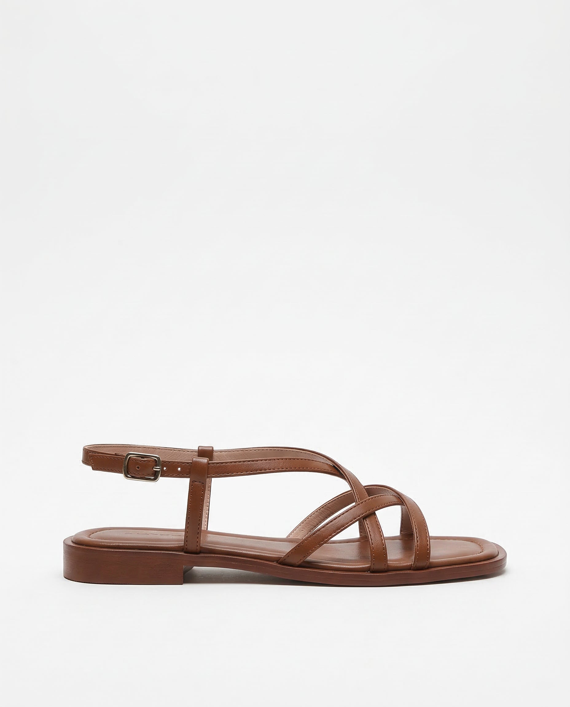 Vittoria Italian Leather Strap Sandals