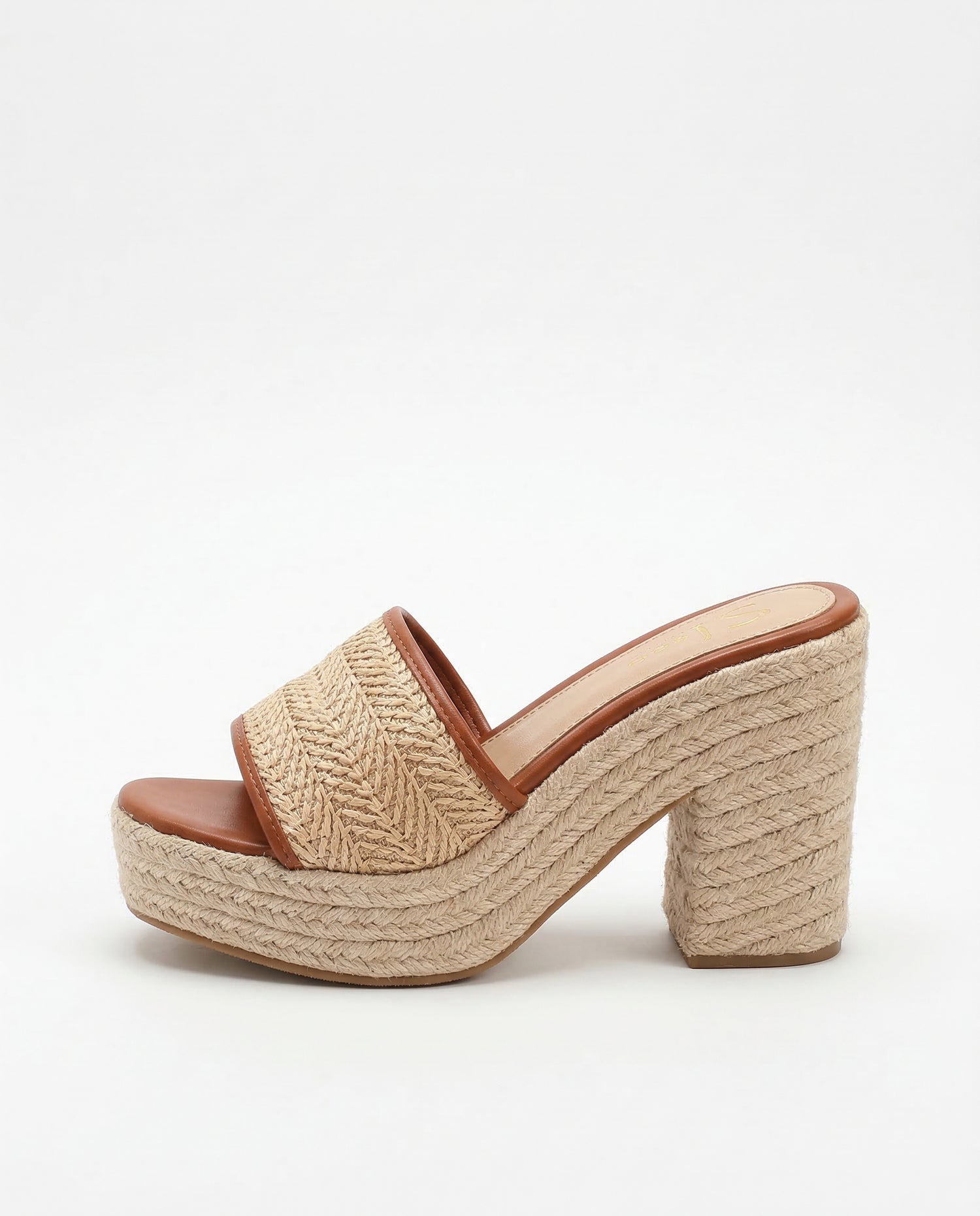 Célie Natural Woven Heels