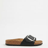 Brielle Buckle Cork Slides